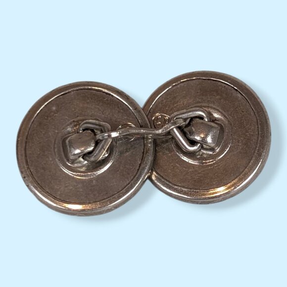 SINGLE Antique Parks Bros & Rogers Guilloché Cufflink - Picture 3 of 5